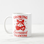 Mug Valentines Pregnancy Announcement Growing Sweetest (Gauche)