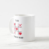 Mug Valentines, tu as gagné mon coeur (Devant gauche)