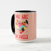 Mug Valentines Tu Es Si Douce Coeur De Bonbons (Devant gauche)