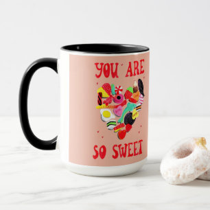 Mug Valentines Tu Es Si Douce Coeur De Bonbons