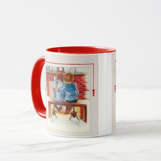 Mug Valentines vintages (Devant gauche)