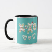 Mug valentines xoxo ton nom joie (Gauche)