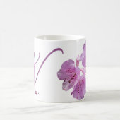 Mug Valerie personnalisable nom rose fleurs boho (Centre)