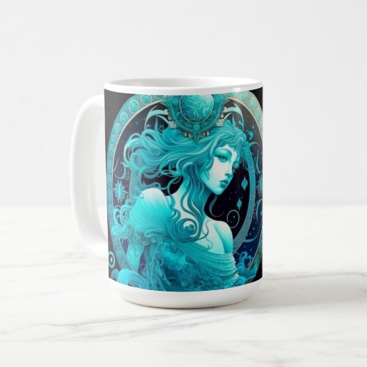 Mug Valeur nutritionnelle à thème Aquarius (Devant gauche)