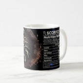 Mug Valeur nutritionnelle Scorpio-Thématique (Devant droit)