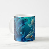 Mug Valeur Nutritive À Thème Pisces (Devant gauche)