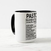 Mug Valeur nutritive du pasteur (Devant gauche)