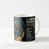 Mug Valeur nutritive Gemini-Thème (Devant droit)