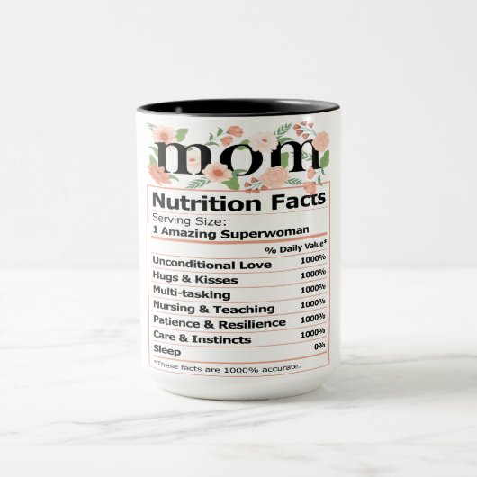 Mug Valeur nutritive MOM (Centre)