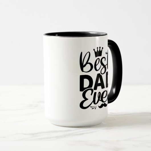 Mug Valeur nutritive Pour Daddy Père Cadeau (Devant droit)