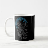 Mug Valhalla Wolf Masque Odin Runes Norse Comp Viking (Gauche)