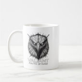 Mug Valiant Faith Stand Eagle Christian Courage Streng (Gauche)