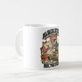 Mug Valise prête, moi pas encore – flamant rose (Devant gauche)