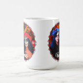 Mug Vallarta Catrinas avec fleurs et bougies 1718 (Centre)