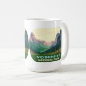 Mug Vallée du parc national Yosemite Demi-Dôme (Devant droit)
