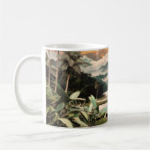 Mug Vallée Tropicale Surréaliste Avec Palmiers (Gauche)