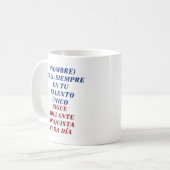 MUG VALORATE CADA DIA REGALO PERSONALIZADO (NOMBRE) (Devant gauche)