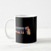 Mug Valse 2024 Chemise Capybara Drapeau Patriot Capy R (Gauche)