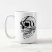 Mug Vampir crâne noir et blanc (Gauche)