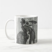 Mug Vampire à ailes victorien/gothique d'un baiser (Gauche)