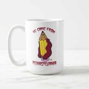 Mug Vampire au crayon de Pennsylvanie humour coquin