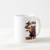 Mug Vampire Chat Halloween Citrouille Chat Éffrayant F (Devant droit)