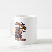 Mug Vampire Chat Halloween Citrouille Chat Éffrayant F (Devant gauche)