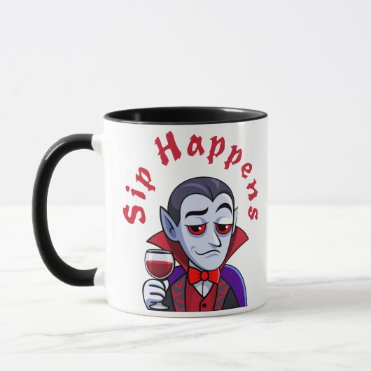 Mug Vampire Chic - Ça arrive de boire (Gauche)