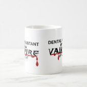 Mug Vampire d'assistant dentaire par nuit (Centre)