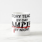 Mug Vampire de professeur d'histoire par nuit (Centre)