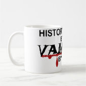 Mug Vampire de professeur d'histoire par nuit (Gauche)