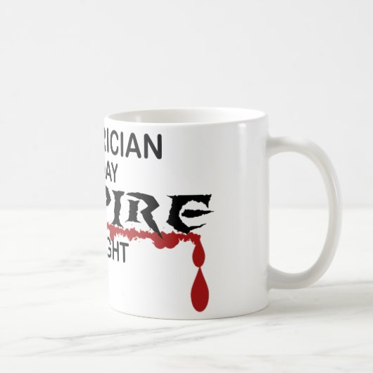 Mug Vampire d'électricien par nuit (Droite)