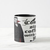 Mug Vampire éffrayant Venez Boire Du Café Avec Moi Hal (Centre)