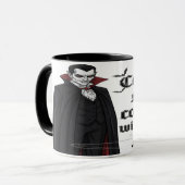 Mug Vampire éffrayant Venez Boire Du Café Avec Moi Hal (Devant gauche)