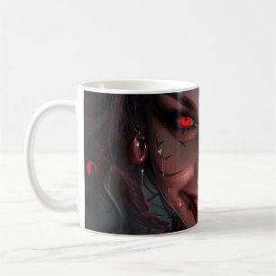 Mug Vampire femelle souriant avec un orbe
