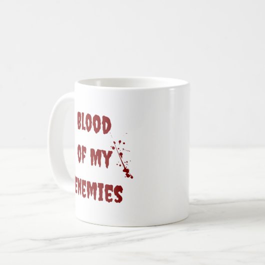 Mug Vampire Horreur cadeau d'Halloween pour elle (Devant gauche)