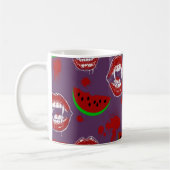 Mug Vampire & Pastèque Spooky Summerween Violet (Gauche)