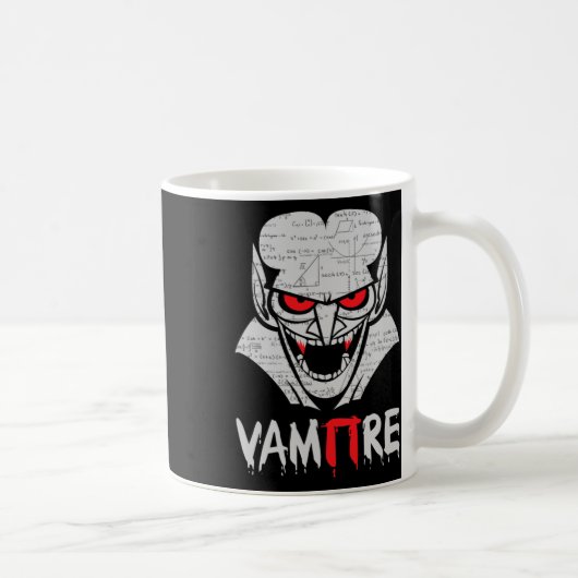 Mug Vampire Pi Costume Halloween Funny Math Science Te (Droite)