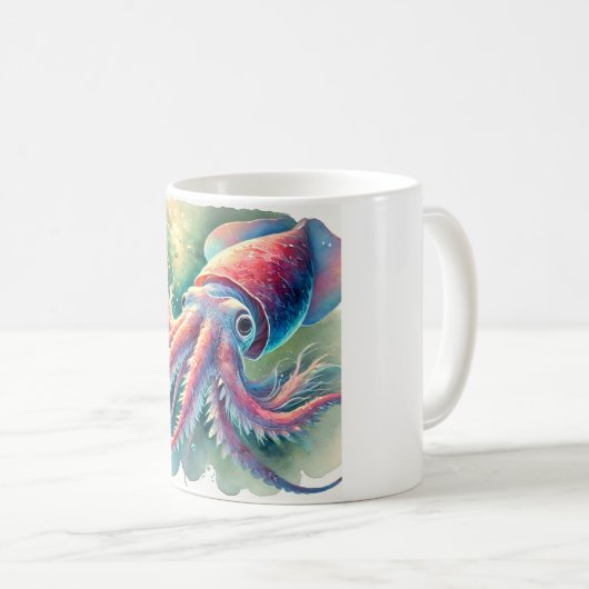 Mug vampire squid 171024AREF124 - Watercolor (Devant droit)