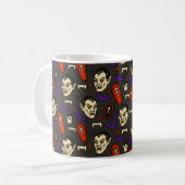 Mug Vampire vintage - Icônes d'horreur Halloween (Devant gauche)