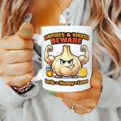 Mug Vampire Virus Beware Garlic Honey Lemon Flu Recipe