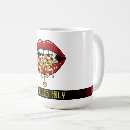 Mug Vampires seulement Halloween Candy (Devant droit)