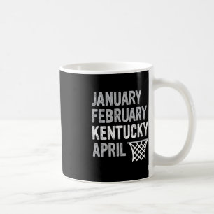Mug Van de basket-ball - Janvier Février Kentucky Avri