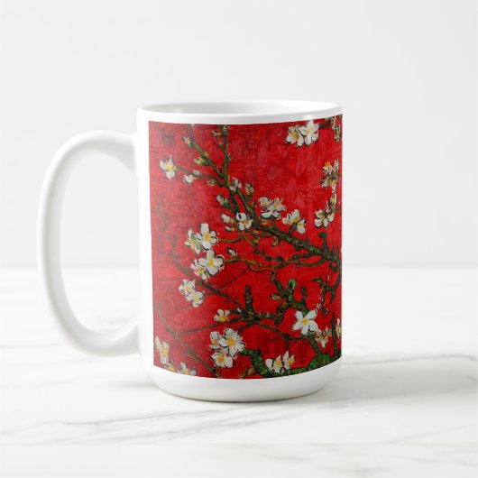 Mug Van Gogh Almond Blossoms Rouge (Gauche)