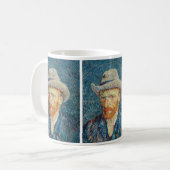 Mug Van Gogh - Autoportrait avec un Casquette gris (Devant gauche)