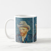 Van Gogh - Autoportrait avec un Casquette gris