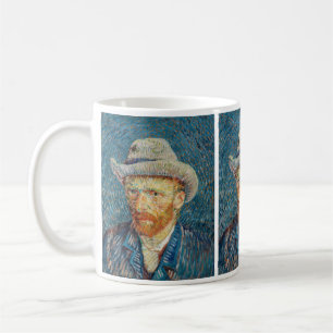Mug Van Gogh - Autoportrait avec un Casquette gris