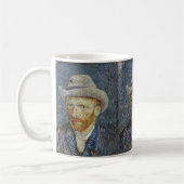 Mug Van Gogh Autoportrait Gris Sens Casquette Peinture (Gauche)