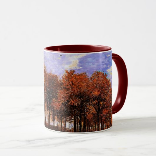 Mug Van Gogh - Autumn Landscape, (Devant droit)