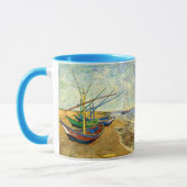 Mug Van Gogh Bateaux de pêche sur la plage de Saintes  (Gauche)